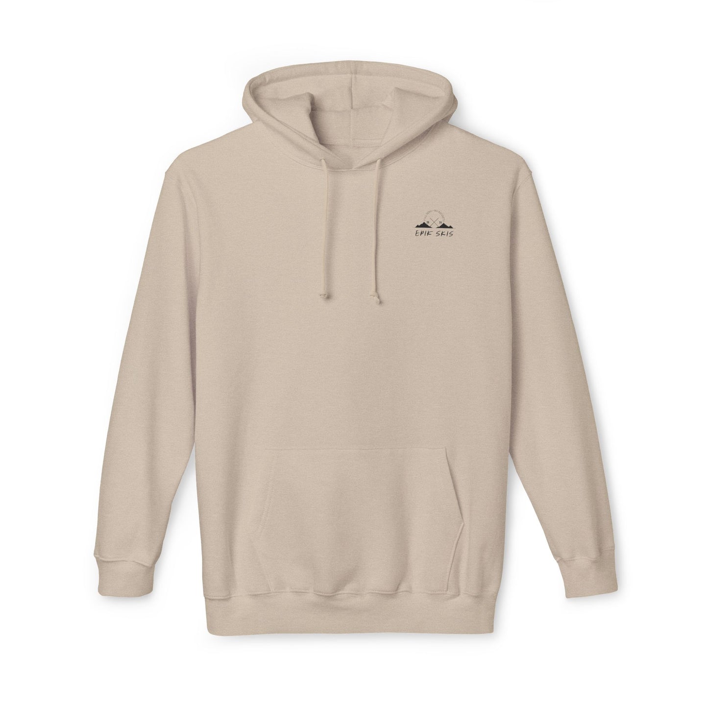 Ski Hoodie — "Get Off My Piste" Retro Skiing Pullover