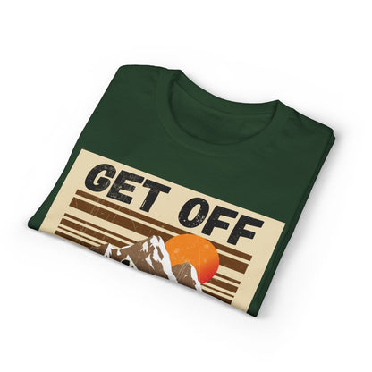 Get Off My Piste Ski T-Shirt — Retro Mountain Snowboard Graphic