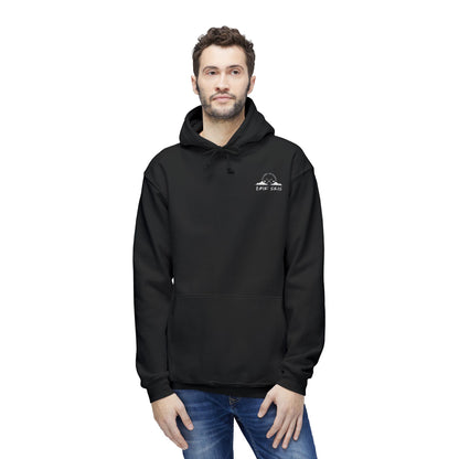 Ski Hoodie — "Get Off My Piste" Retro Skiing Pullover
