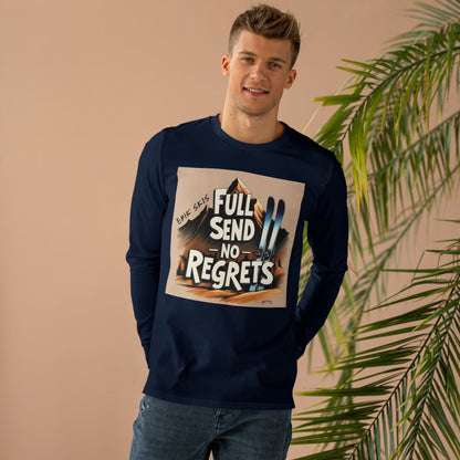 Full Send No Regrets Ski Longsleeve Tee