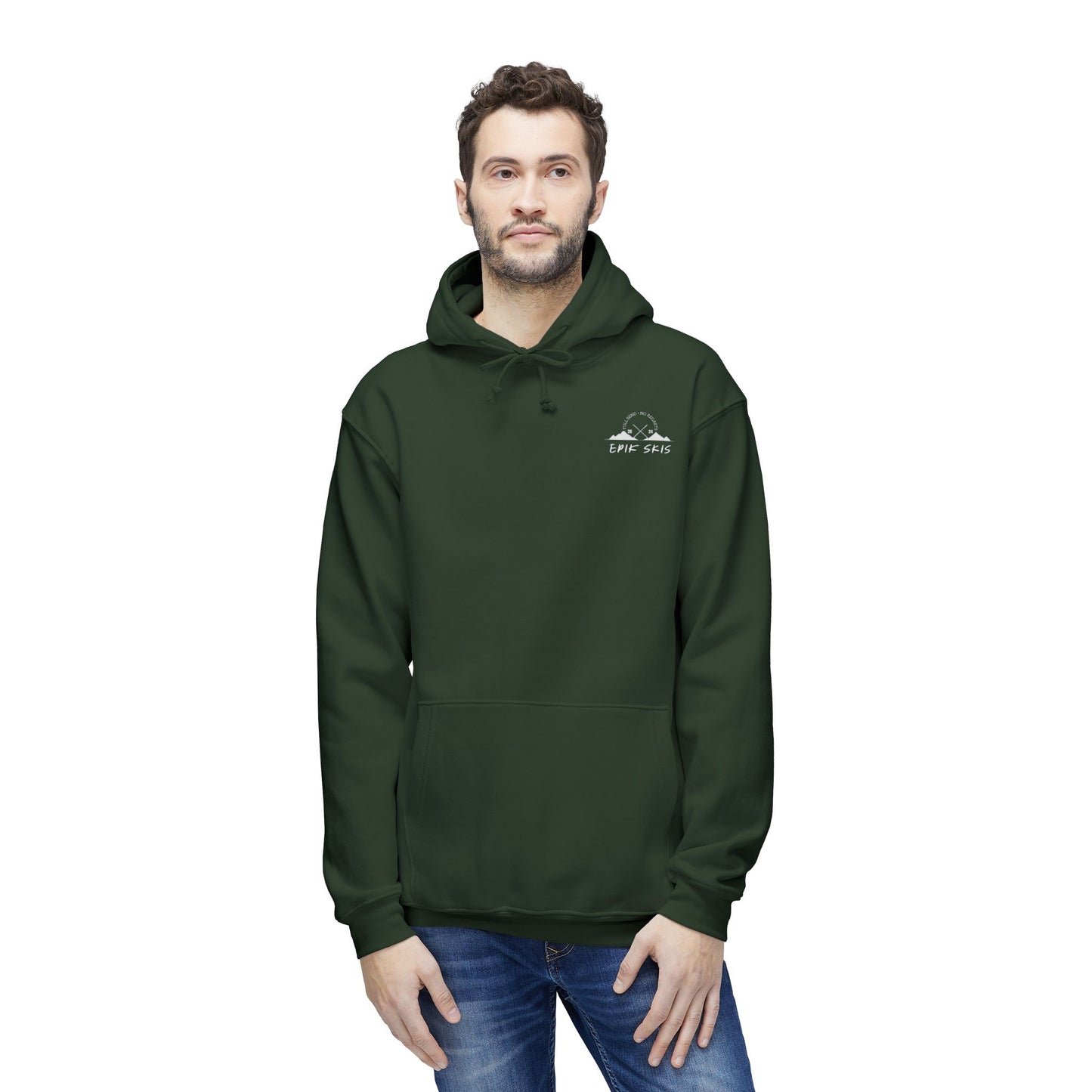 Ski Hoodie — "Get Off My Piste" Retro Skiing Pullover