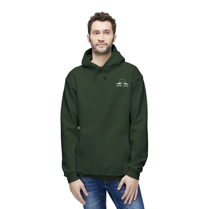 Ski Hoodie — "Get Off My Piste" Retro Skiing Pullover