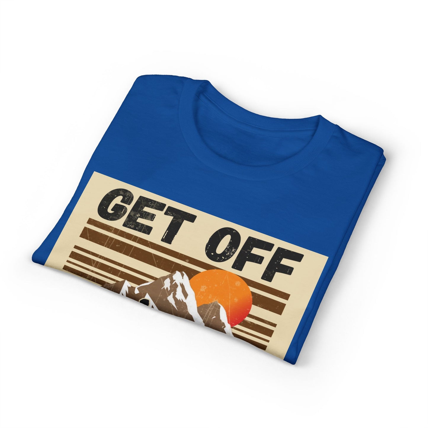 Get Off My Piste Ski T-Shirt — Retro Mountain Snowboard Graphic