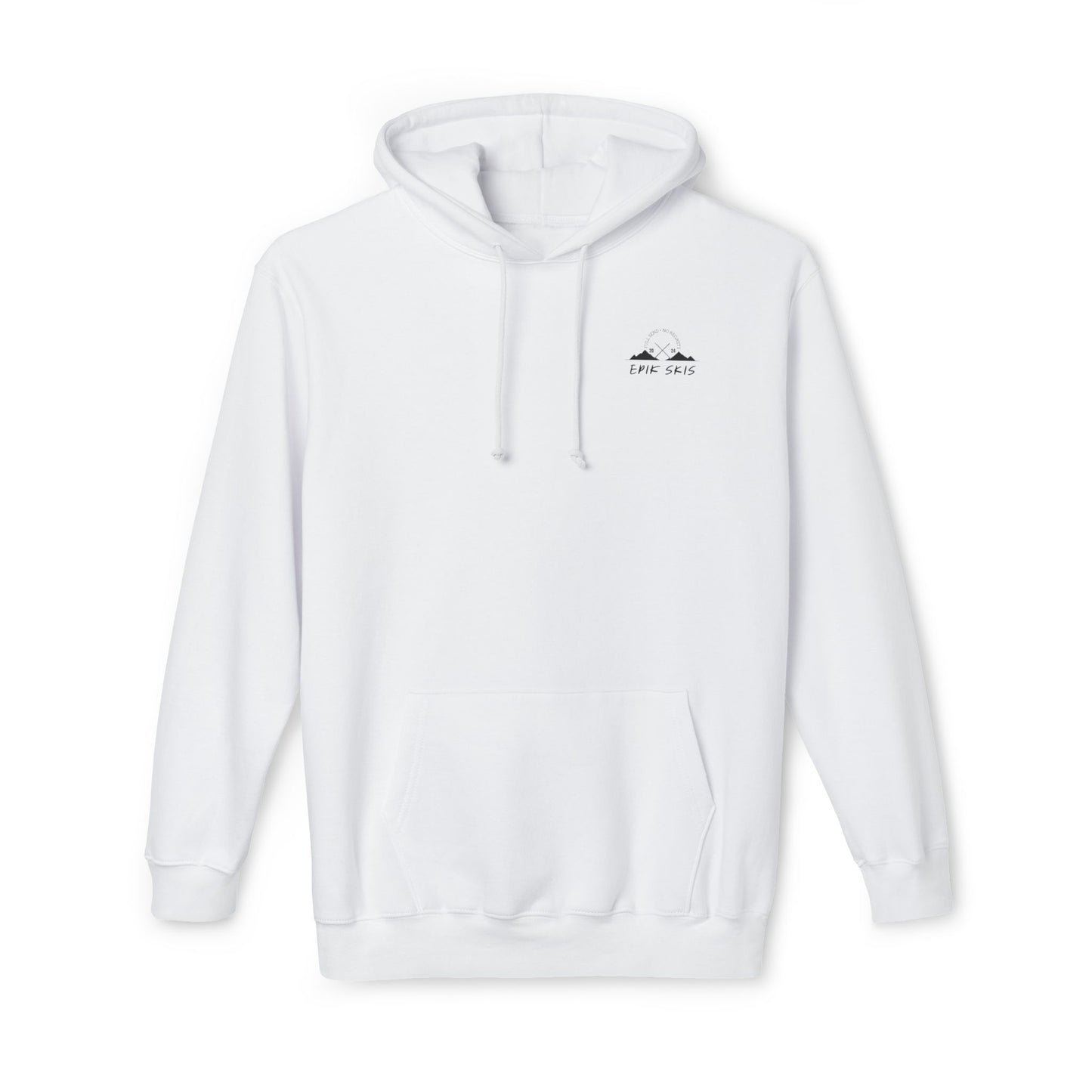 Ski Hoodie — "Get Off My Piste" Retro Skiing Pullover