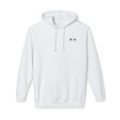 Ski Hoodie — "Get Off My Piste" Retro Skiing Pullover