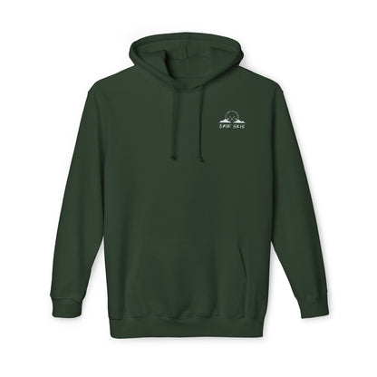 Ski Hoodie — "Get Off My Piste" Retro Skiing Pullover