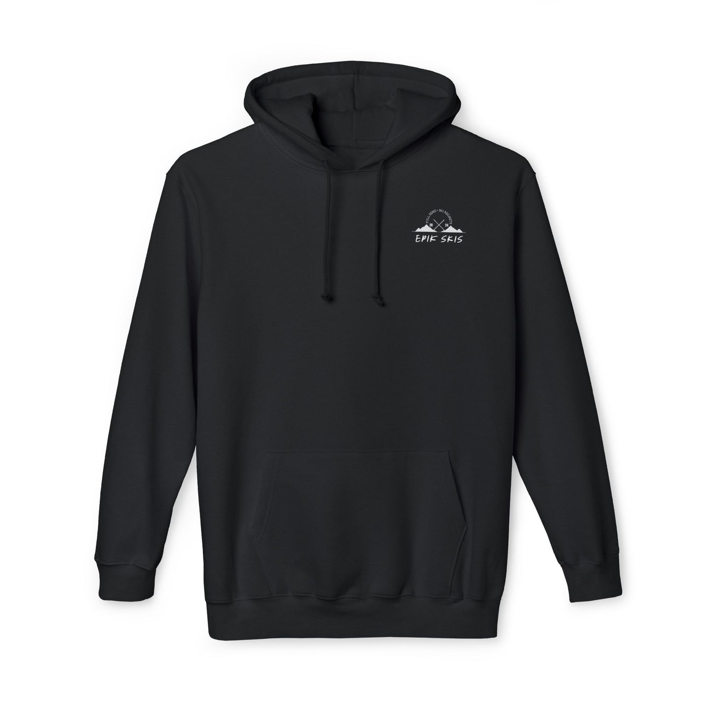Ski Hoodie — "Get Off My Piste" Retro Skiing Pullover