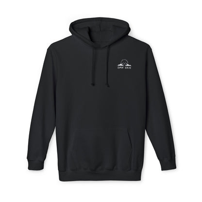Ski Hoodie — "Get Off My Piste" Retro Skiing Pullover