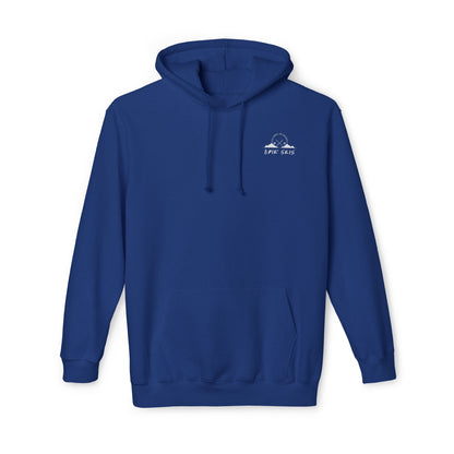 Ski Hoodie — "Get Off My Piste" Retro Skiing Pullover