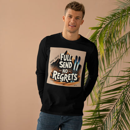 Full Send No Regrets Ski Longsleeve Tee
