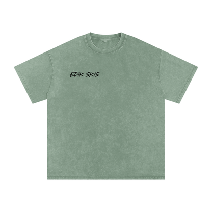 Snow Washed Oversized Tee