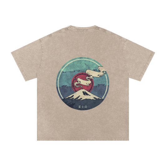 Snow Washed Oversized Tee